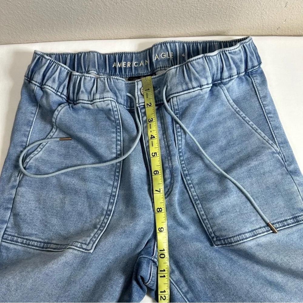 American Eagle Cozy Next‎ Level Stretch Cotton Blend Medium Wash 10 Long